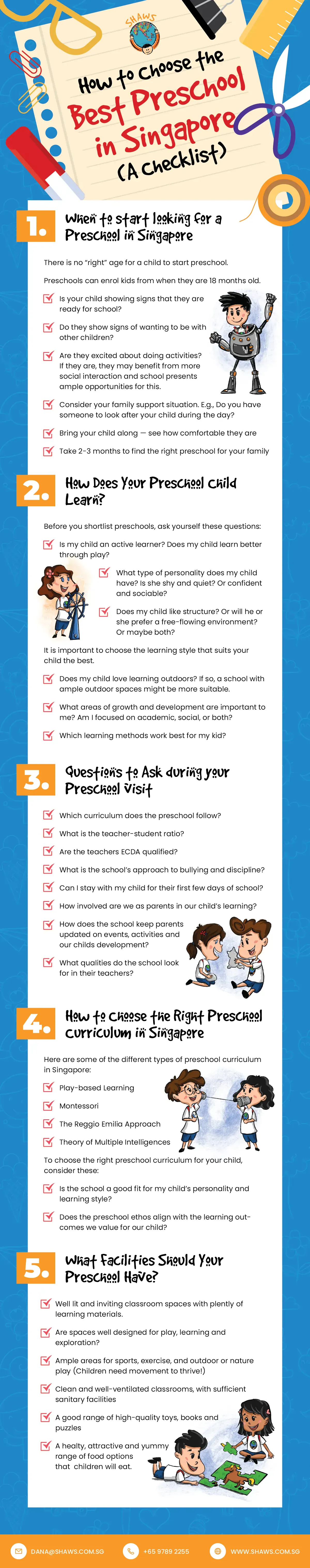 How to choose the right preschool in Singapore