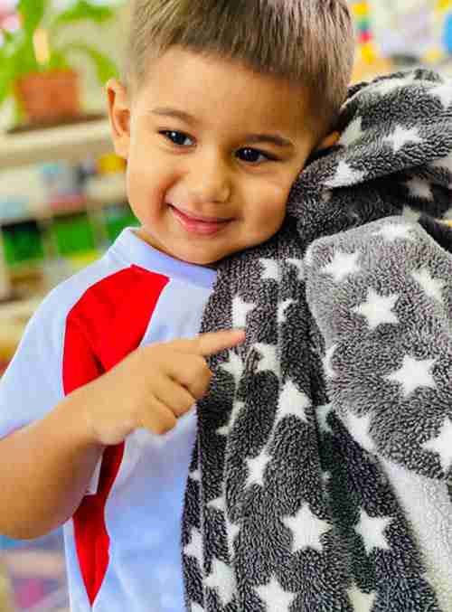 boy pattern stars