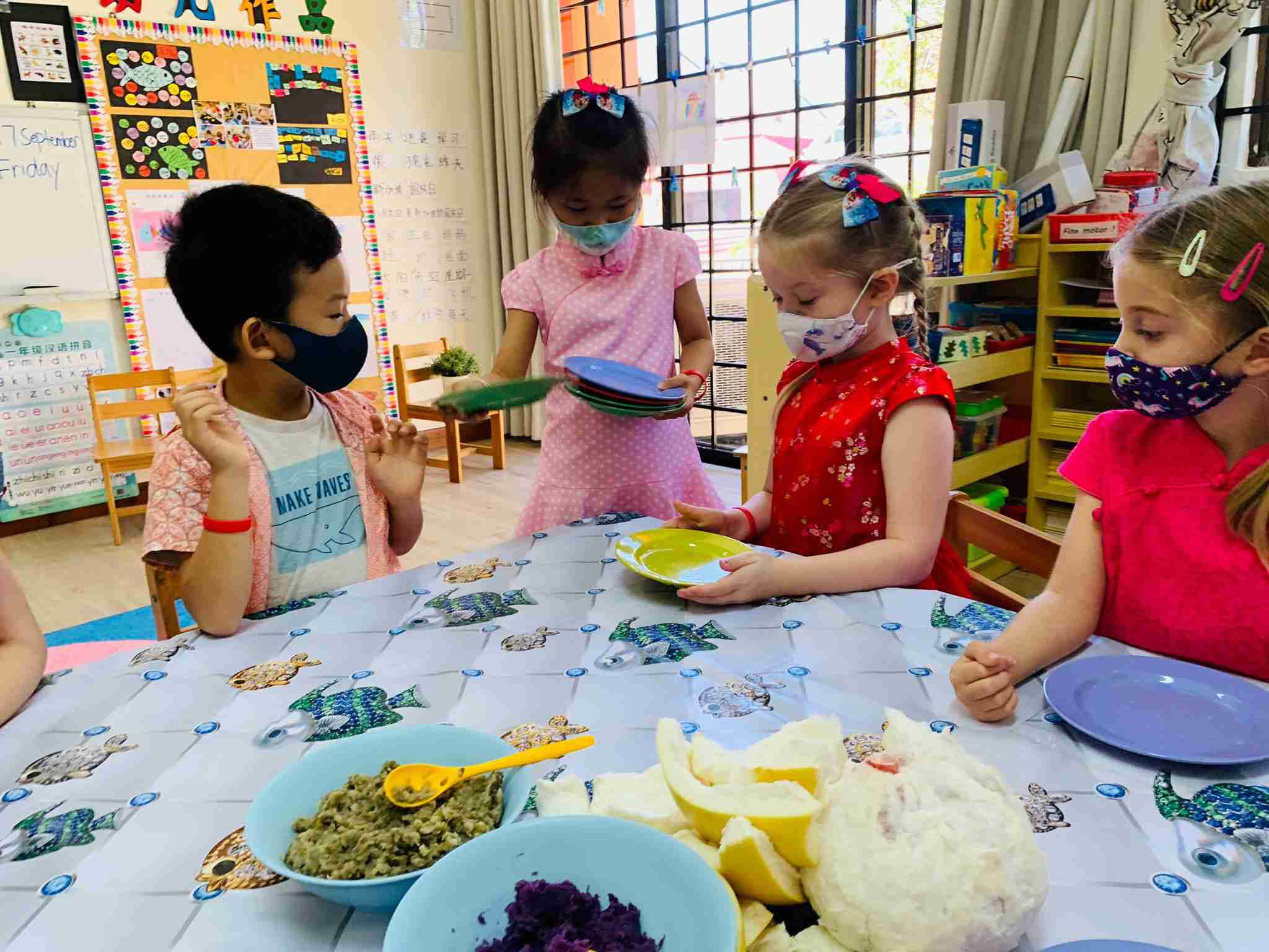 kids chinese mooncake festival preschool