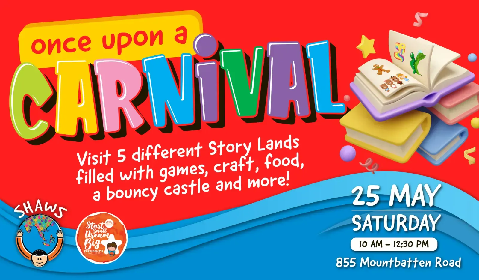 a poster for a children's event